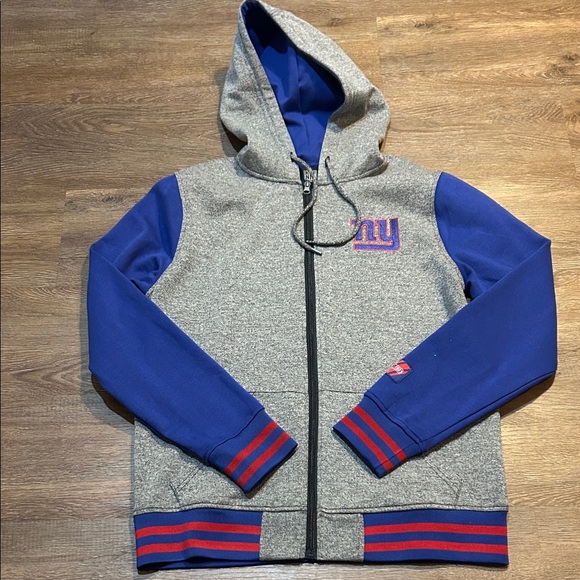 NFL Other - NFL New York Giants Team Apparel Full Zip Hoodie Jacket Men’s Small